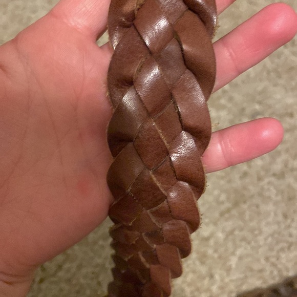 AEO XS/S Woven Leather Belt - Picture 2 of 3